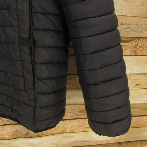 Karl Lagerfeld Black Hooded Puffer Jacket Men's XXL - Picture 4 of 16